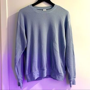 ARITZIA TNA Waffle Knit Thermal Sweatshirt Size US XS